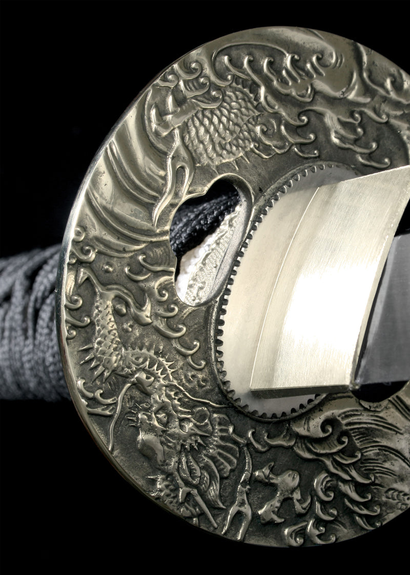 Cold Steel Emperor O Tanto – scharfes japanisches Kurzschwert aus 1060 Karbonstahl mit Holzscheide