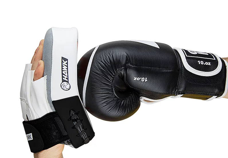 Green Hill Handpratze HAWK aus Kunstleder – Schlagpolster fürs Boxen & Padwork