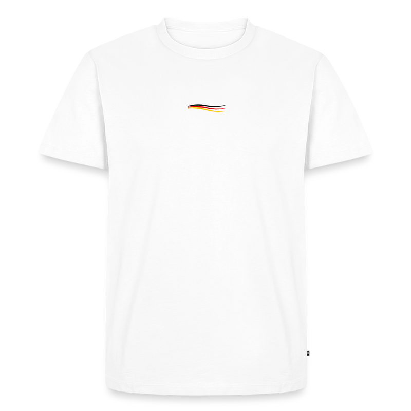 Fightwood® Germany Männer Premium T-Shirt V2 – Sleeve Edition - Weiß