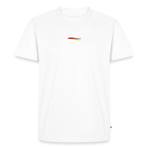Fightwood® Germany Männer Premium T-Shirt V2 – Sleeve Edition - Weiß