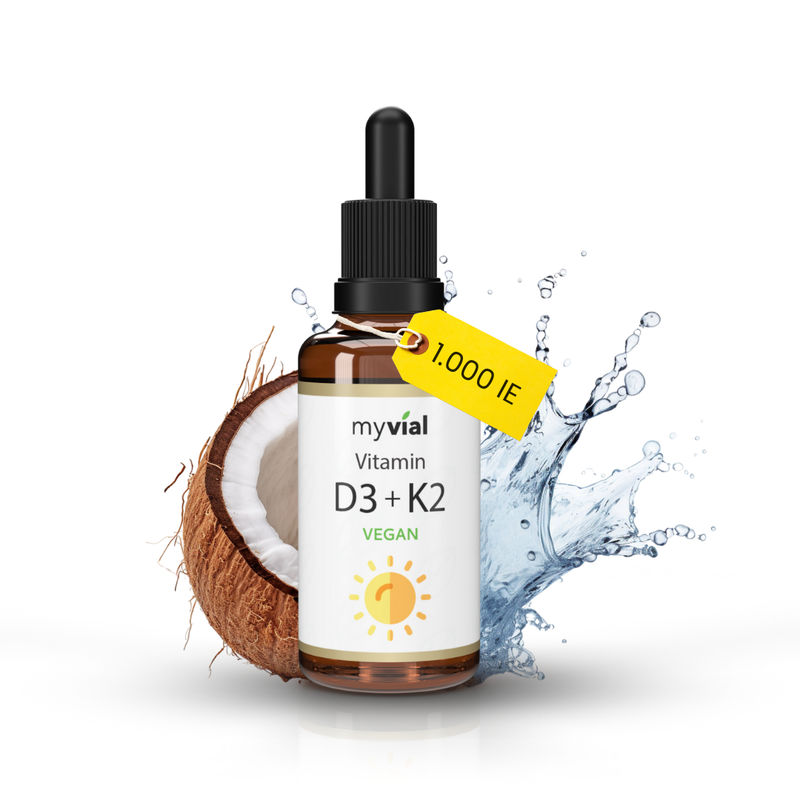 Vitamin D3 + K2 Tropfen vegan – Vitamin D aus Flechten & K2 MK-7 | Fightwood
