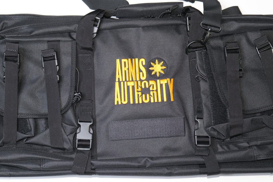 Arnis Authority® Duffle Bag – Heavy-Duty Nylon, MOLLE, 6 Pockets (94×33×10 cm), Water-Resistant