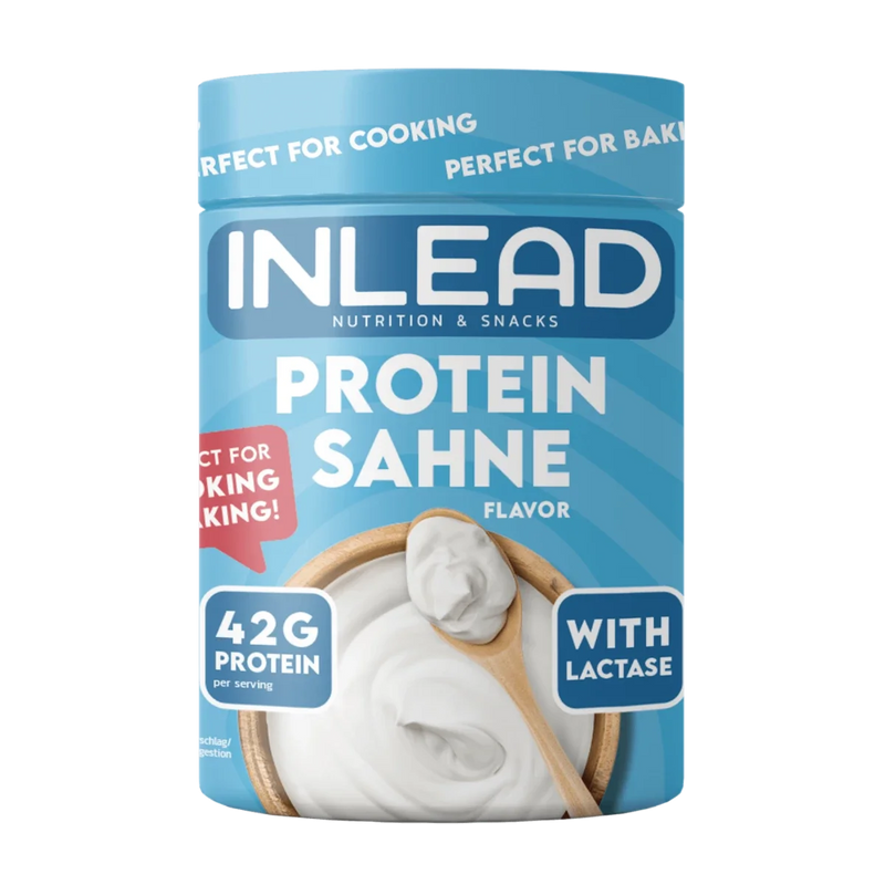 INLEAD Protein Sahne 300 g – proteinreiches Pulver zum Kochen und Backen
