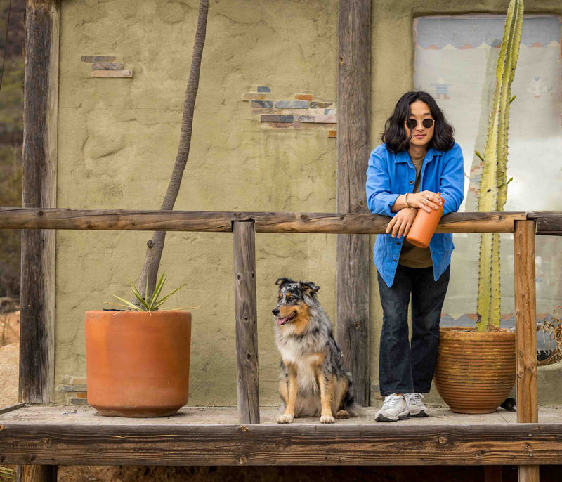 LifeStraw Go Steel 1L (Kyoto Orange) – Edelstahl-Trinkflasche mit Wasserfilter & Aktivkohle