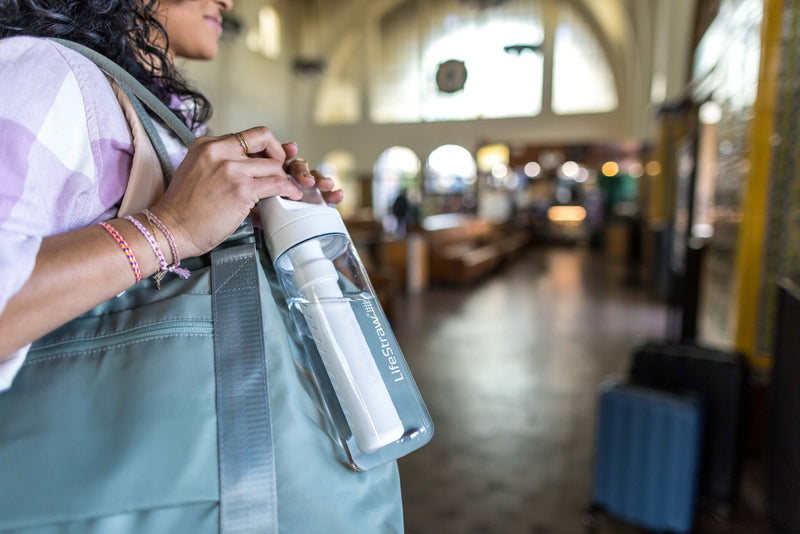 LifeStraw Go Series 650 ml Water Filter Bottle (2-Stage) – BPA-Free, Recycled Plastic, Travel & Outdoor