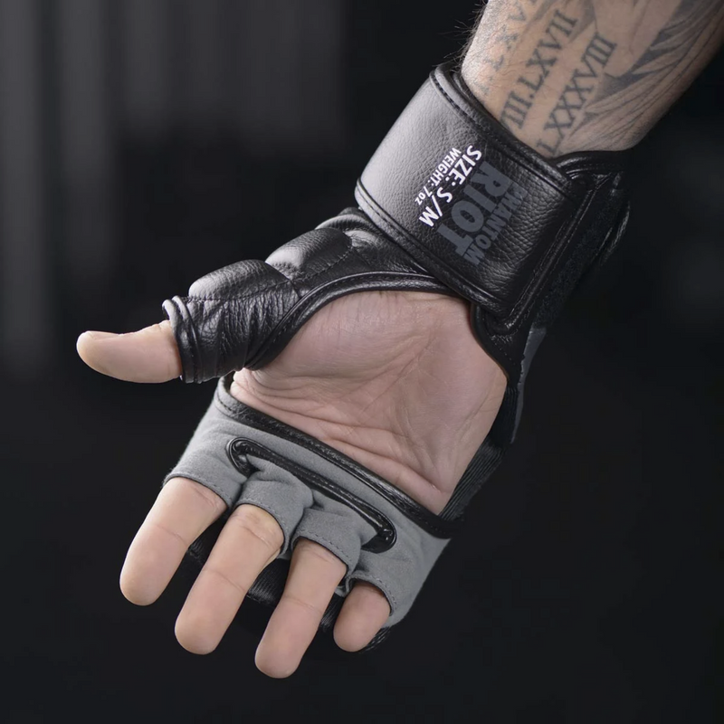Phantom RIOT MMA Sparring Handschuhe 6 oz – PU Trainingshandschuhe für MMA, Grappling & Sparring