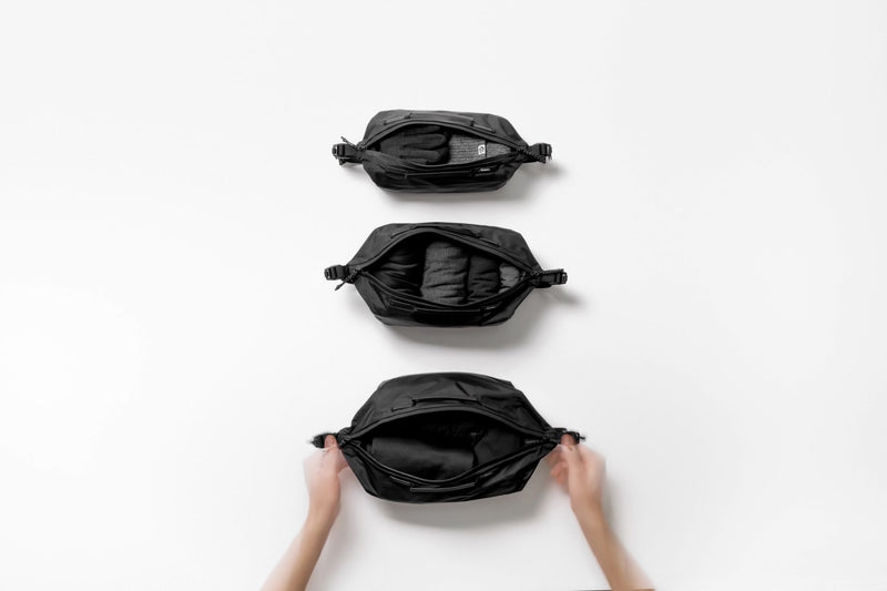 Matador Gear Cube 3er-Pack Schwarz – ultraleichte Kompressions-Packwürfel