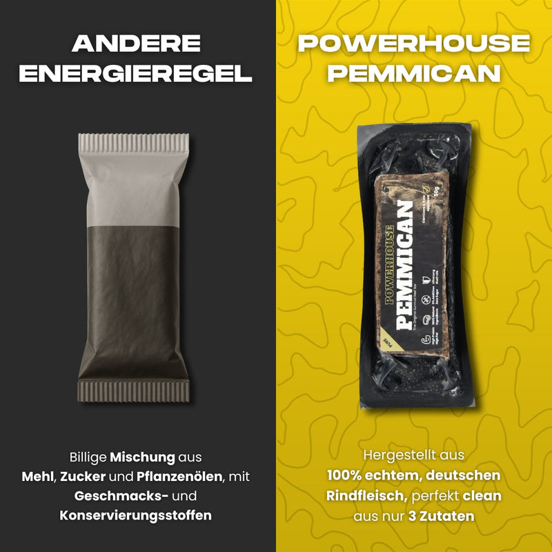 Powerhouse Pemmican PURE – Survival Food aus 100 % Rindfleisch