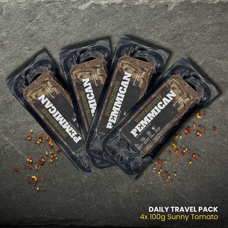 Powerhouse Pemmican SUNNY TOMATO – Barre protéinée à la viande et à la tomate