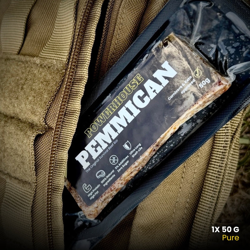 Powerhouse Pemmican PURE – Survival Food aus 100 % Rindfleisch