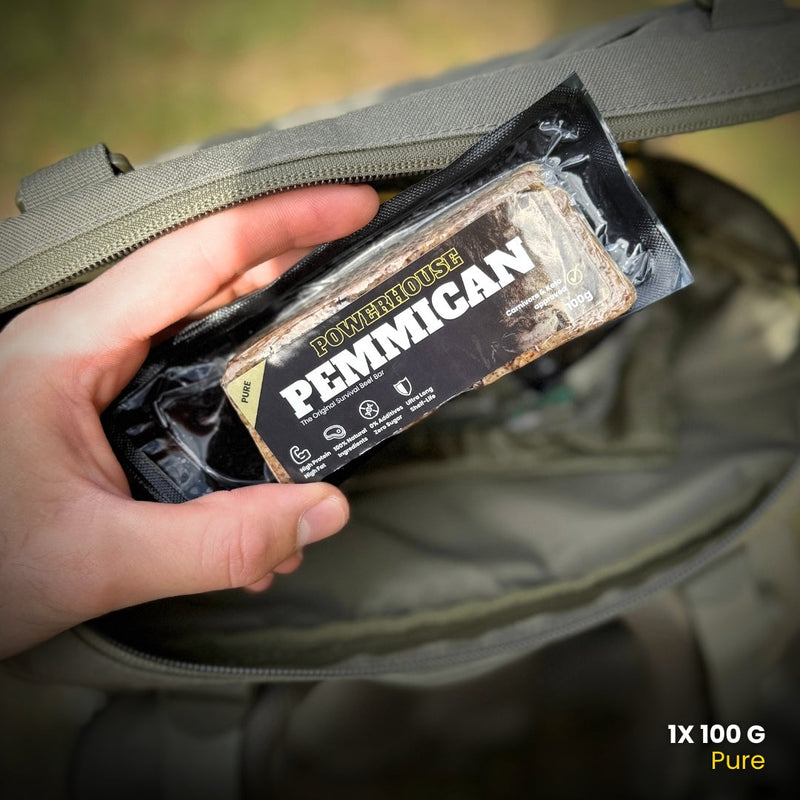 Powerhouse Pemmican PURE – Survival Food aus 100 % Rindfleisch