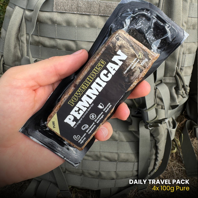 Powerhouse Pemmican PURE – Survival Food aus 100 % Rindfleisch