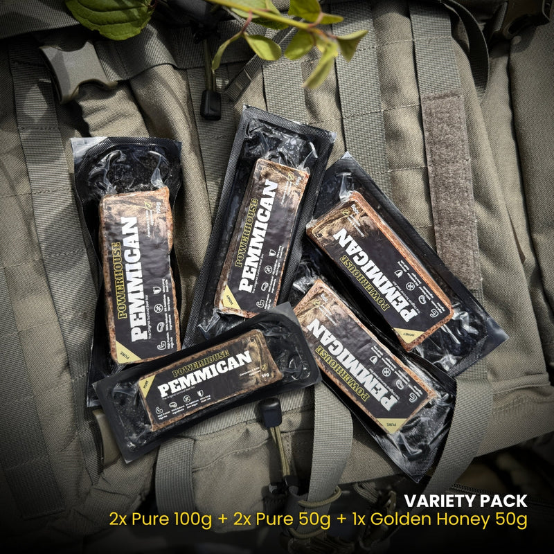 Powerhouse Pemmican PURE – Survival Food aus 100 % Rindfleisch