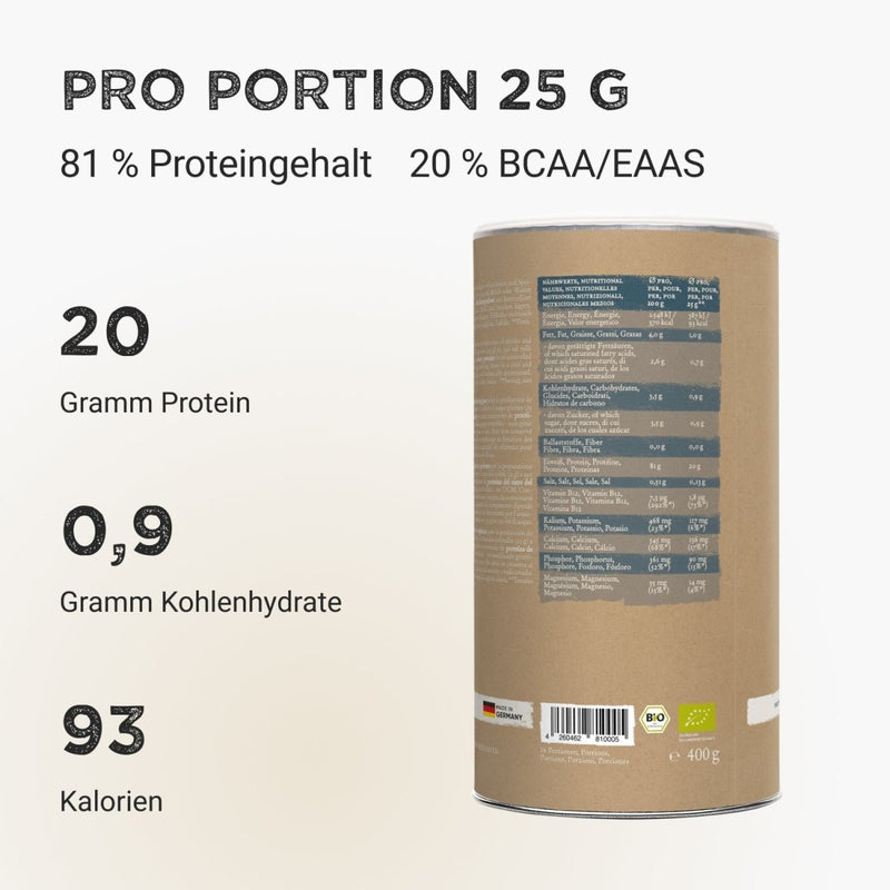 Harvest Republic Whey Protein Natural – Proteinpulver ohne Zusatzstoffe