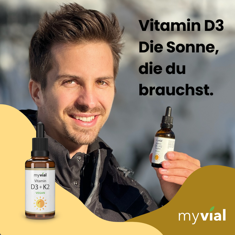 Vitamin D3 + K2 Tropfen vegan – Vitamin D aus Flechten & K2 MK-7 | Fightwood