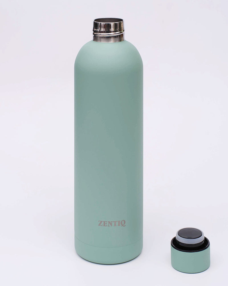 Isolierte Edelstahl Trinkflasche Grün – BPA-freie Thermoflasche aus 304 Edelstahl
