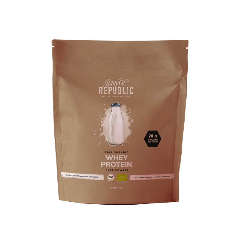 Harvest Republic Whey Protein Natural – Proteinpulver ohne Zusatzstoffe
