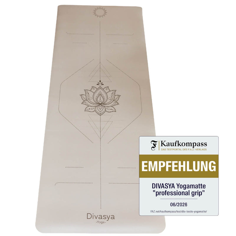 Non-Slip Yoga Mat – Natural Rubber & Japanese Eco-PU | Extra Large, Eco-Friendly, incl. Cotton Bag & Straps