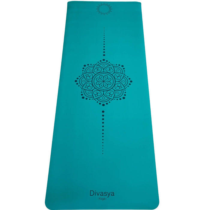 Yogamatte rutschfest – Naturkautschuk & japanisches Eco-PU | Extra lang, breit & dick, inkl. Baumwolltasche & Gurte