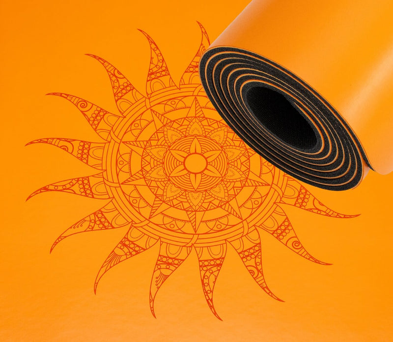 Non-Slip Yoga Mat – Natural Rubber & Japanese Eco-PU | Extra Large, Eco-Friendly, incl. Cotton Bag & Straps