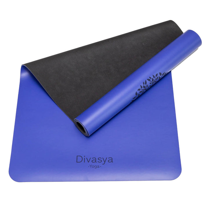 Yogamatte rutschfest – Naturkautschuk & japanisches Eco-PU | Extra lang, breit & dick, inkl. Baumwolltasche & Gurte