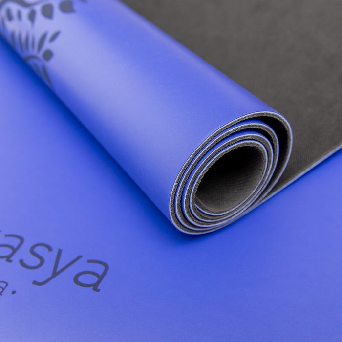Yogamatte rutschfest – Naturkautschuk & japanisches Eco-PU | Extra lang, breit & dick, inkl. Baumwolltasche & Gurte