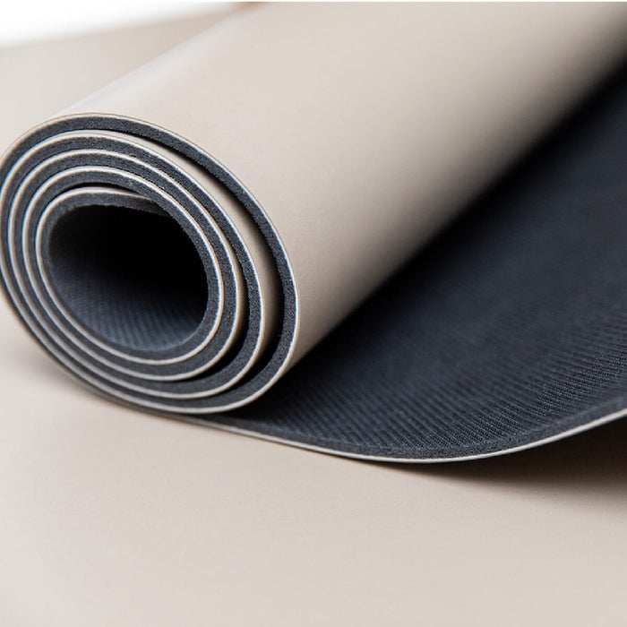 Yogamatte rutschfest – Naturkautschuk & japanisches Eco-PU | Extra lang, breit & dick, inkl. Baumwolltasche & Gurte