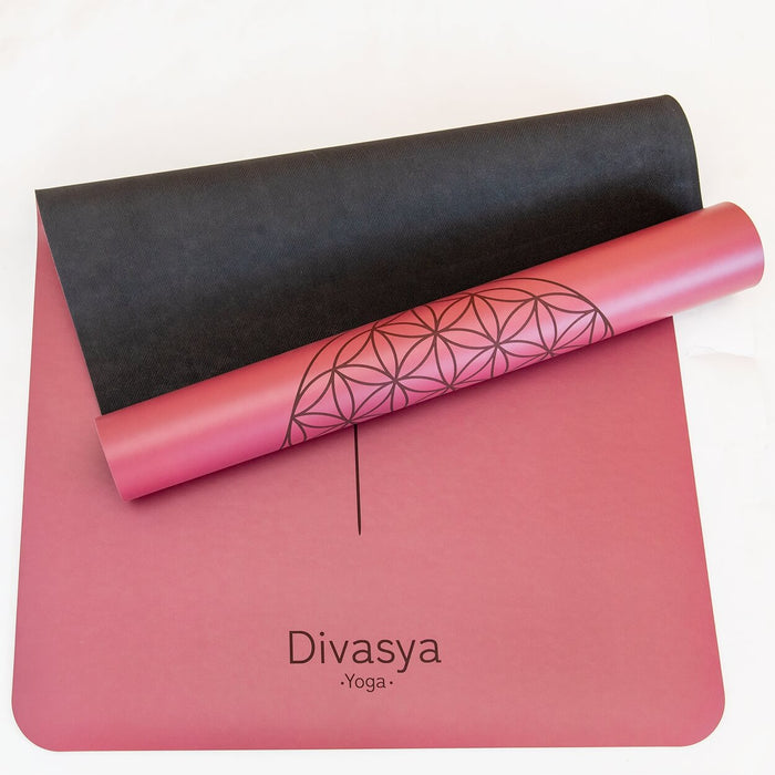 Yogamatte rutschfest – Naturkautschuk & japanisches Eco-PU | Extra lang, breit & dick, inkl. Baumwolltasche & Gurte