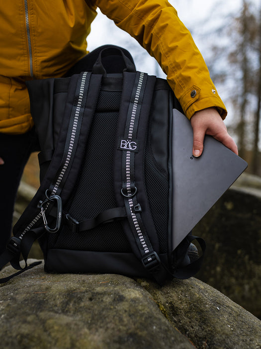 BÄG Rolltop Rucksack – wasserabweisend, 15″ Laptopfach, Urban & Outdoor