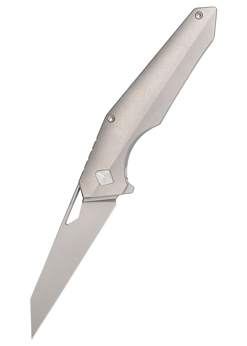 Berserk Blades BROK Stonewash Taschenmesser mit CPM S35VN Klinge und Titangriff