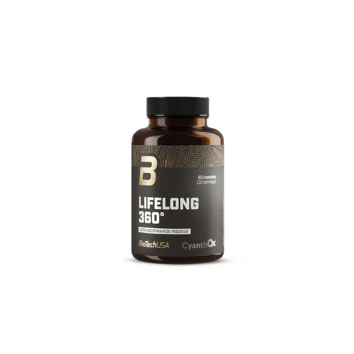 BioTechUSA Lifelong 360 60 Kapseln mit Niacin Selen Q10 Resveratrol und Glutathion