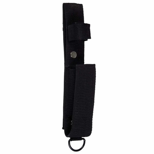 BlackField Schlagstock Silber ausgefahren auf 53 cm mit rutschhemmendem Griff
