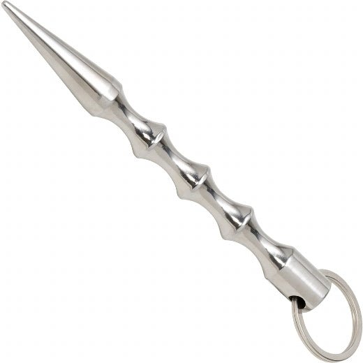 BlackField Kubotan Stahl aus Edelstahl mit Schlüsselring 14 cm