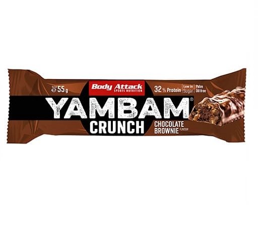 Body Attack YAMBAM CRUNCH Protein Riegel (15x55g) - Cookie´n Chocolate - SKU 530025-003
