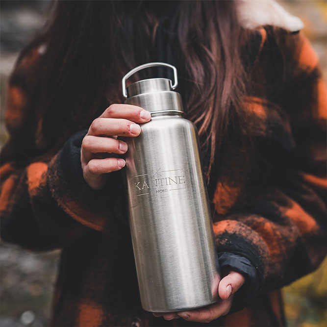 Milkman Insulated Bottle 1L (1000 ml) – Stainless Steel, Double-Wall Vacuum Insulation