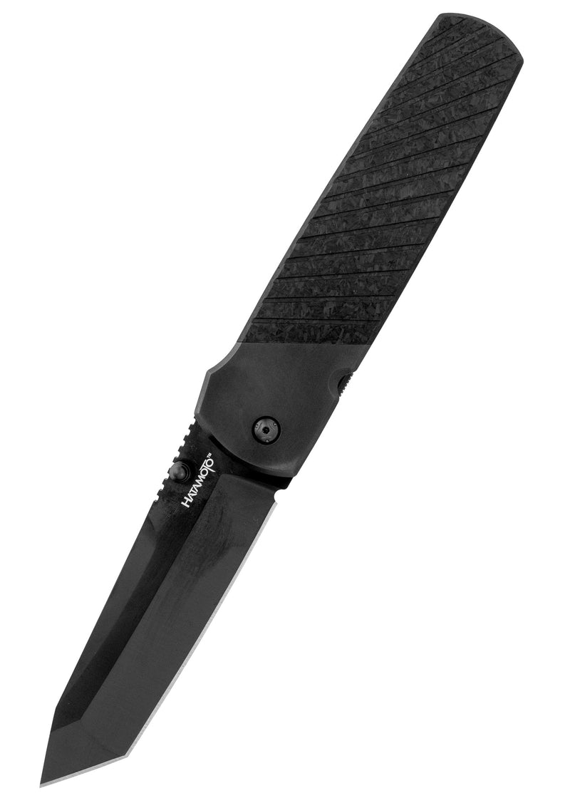 Cold Steel Hatamoto 20CV Taschenmesser – Tanto-Klinge, Carbonfaser, Liner Lock