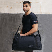 Schwarze Kampfsporttasche 62 cm für Karate Judo BJJ MMA und Taekwondo