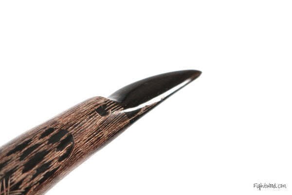 Carabao Horn Pocketstick mit spitz zulaufender Form