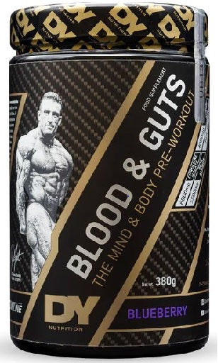 DY Nutrition Blood & Guts 380g Pre-Workout Booster mit Citrullin, Beta-Alanin und Koffein