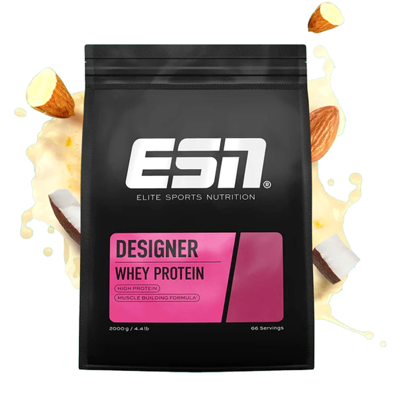 ESN Designer Whey 2000g – Whey Proteinpulver mit Molkenprotein-Konzentrat & Isolat