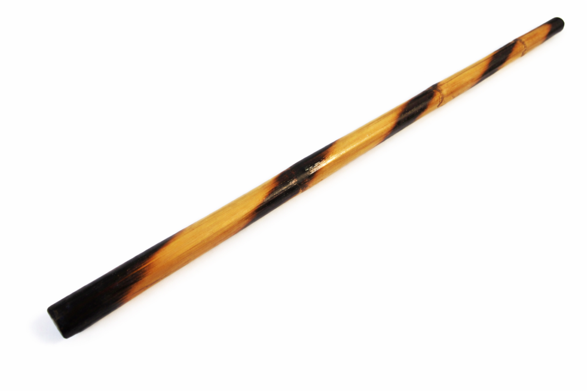 Philippine Rattan Training Stick with Burn Spiral | Escrima/Kali/Arnis ...