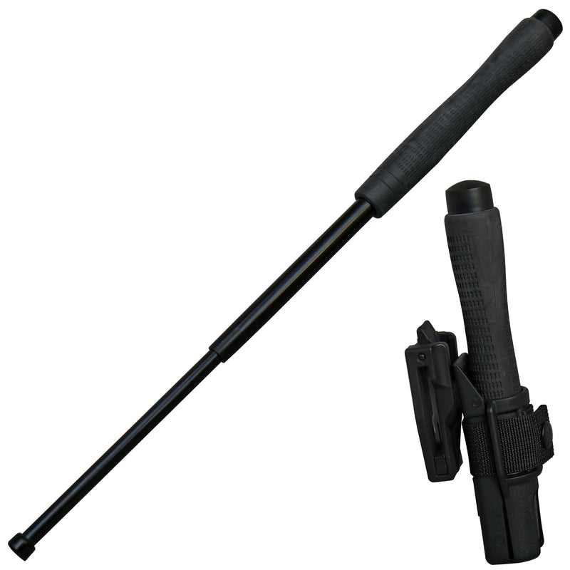 ESP 52 cm / 21″ Telescopic Baton – Law Enforcement Grade, Ergonomic Rubber Handle & Belt Holder