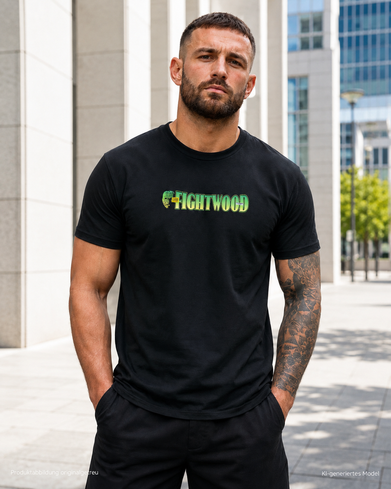 Fightwood BJJ Herren Premium T-Shirt für Brazilian Jiu-Jitsu und Grappling
