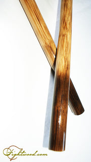 FIGHTWOOD BURN Dark End Paar – Rattan Escrima Stöcke Länge und Durchmesser wählbar