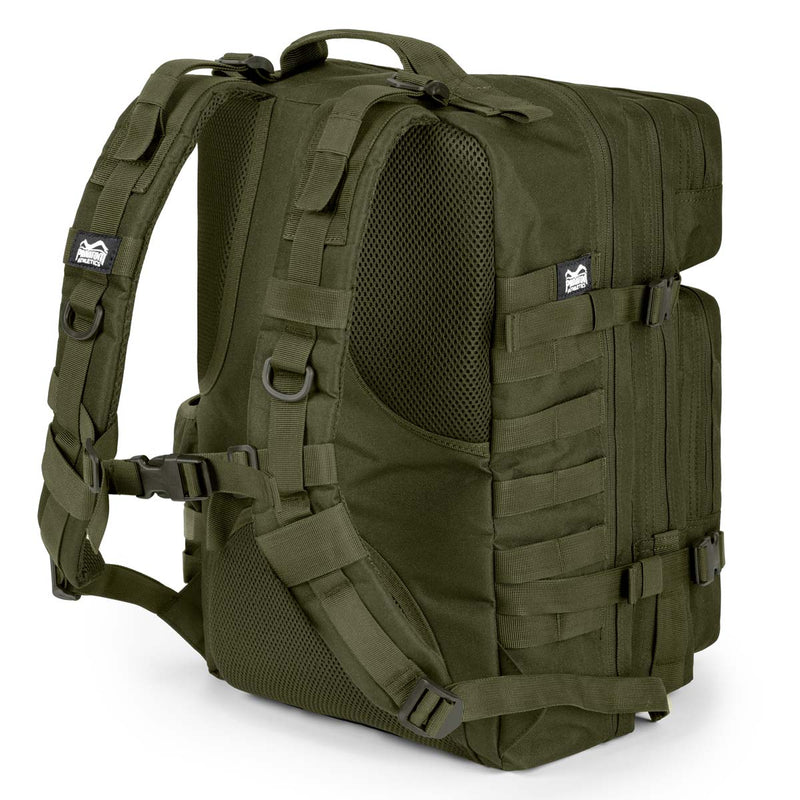 DELTA Backpack – Army (45L) | MOLLE, Bungee, Water-repellent, 16″ Laptop