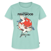 Fightwood Fightwithstyle Cranes - Frauen Premium T-Shirt - Mint 