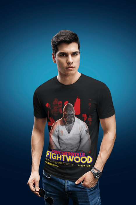 Fightwood Fightwithstyle Gorilla Black - Männer Premium T-Shirt - Fightwood