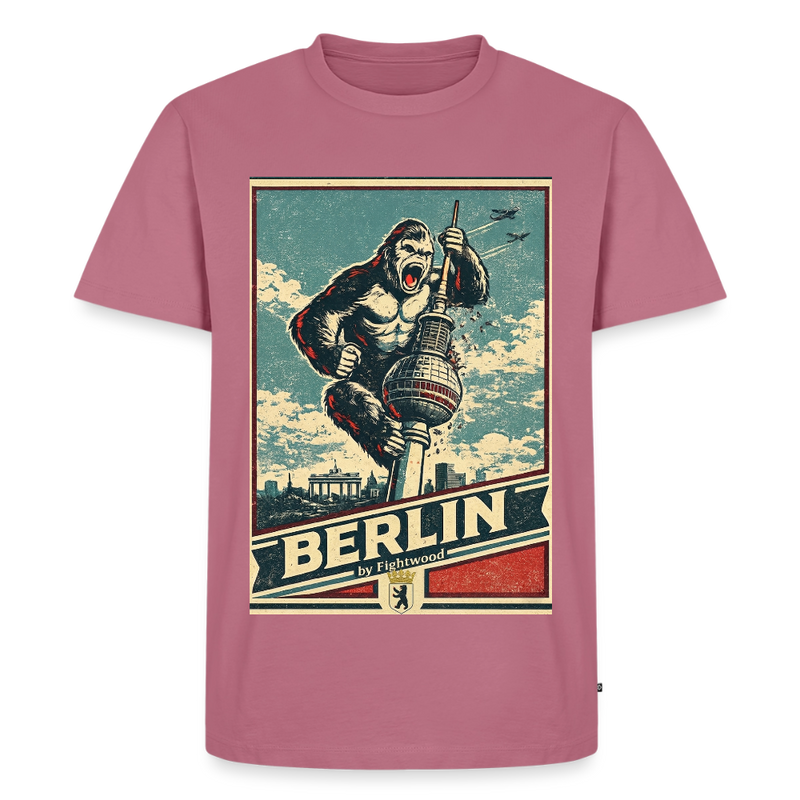 Premium Baumwoll T-Shirt Herren – Kragen & Nahtdetails
