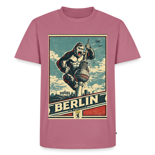 Premium Baumwoll T-Shirt Herren – Kragen & Nahtdetails