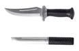 KWON Gummimesser aus Hartgummi, 23,5 cm – realistisches Trainingsmesser